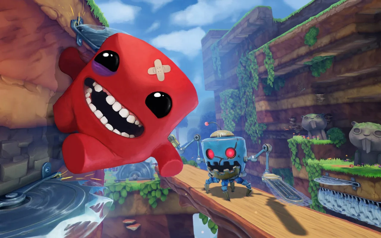 15 minut z hraní hardcore hopsačky Super Meat Boy 3D