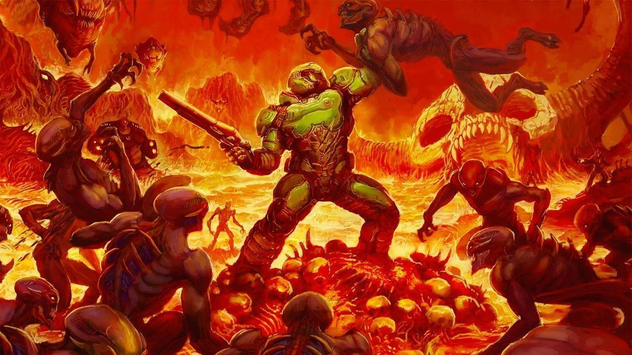 Spot obchodu GameStop připomíná vydání akce DOOM