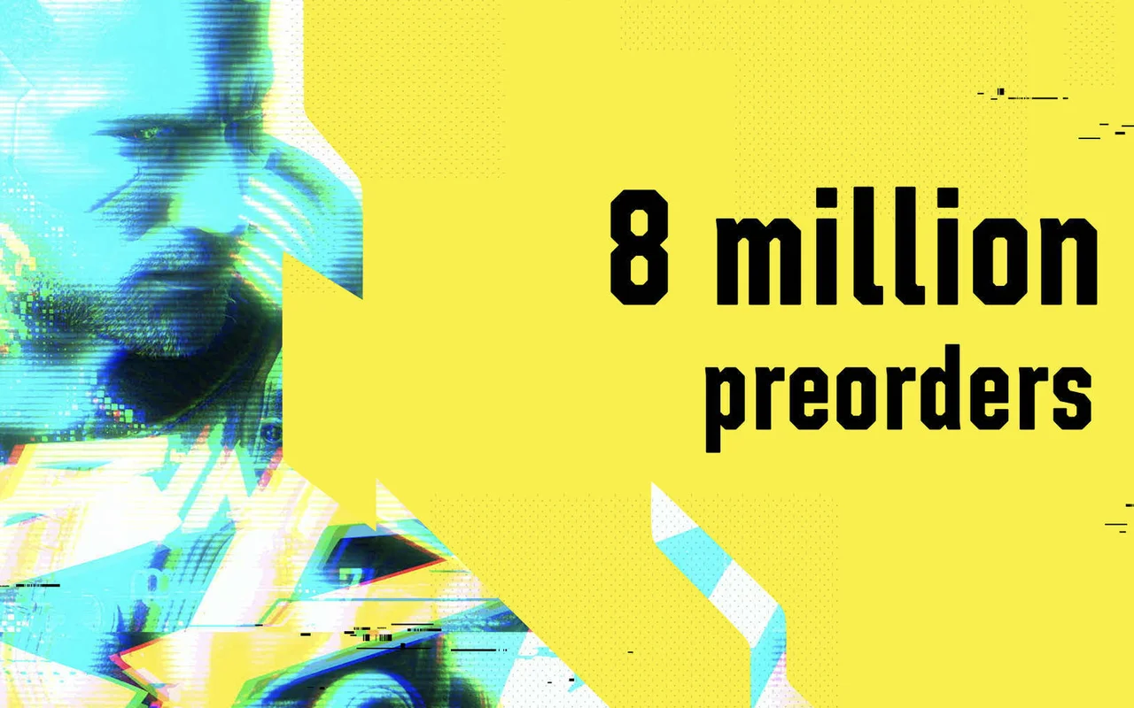 Cyberpunk 2077 si předobjednalo 8 milionů hráčů - UPDATE