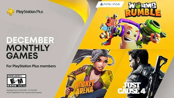 Oznámeny prosincové hry pro předplatitele PlayStation Plus