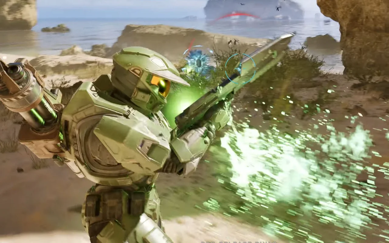 Gameplay videa z hraní akční hry Halo: Campaign Evolved