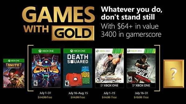 Oznámeny červencové hry pro Xbox Live Gold