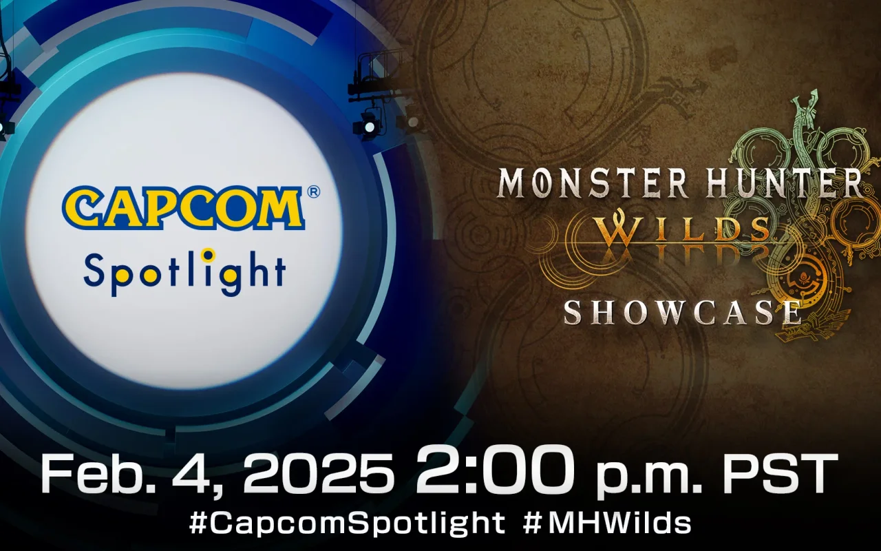 Začátkem února proběhne Capcom Spotlight + Monster Hunter Wilds Showcase
