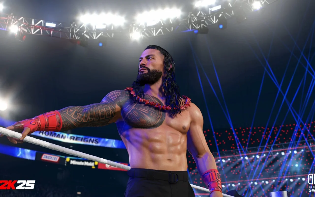 Hra WWE 2K25 vyjde tento měsíc pro konzoli Nintendo Switch 2