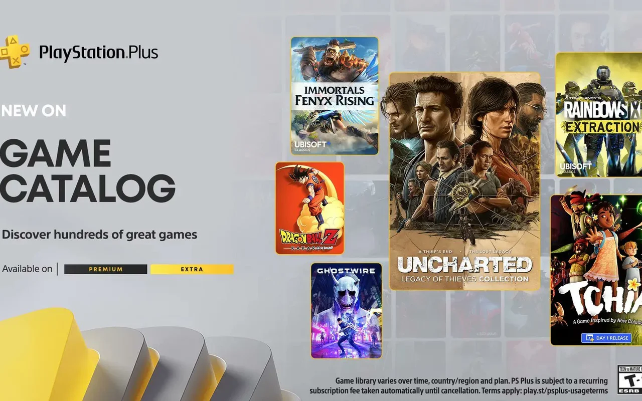 Do předplatného PlayStation Plus Extra/Premium míří Uncharted Legacy of Thieves, Ghostwire Tokyo i Syphon Filter: Dark Mirror