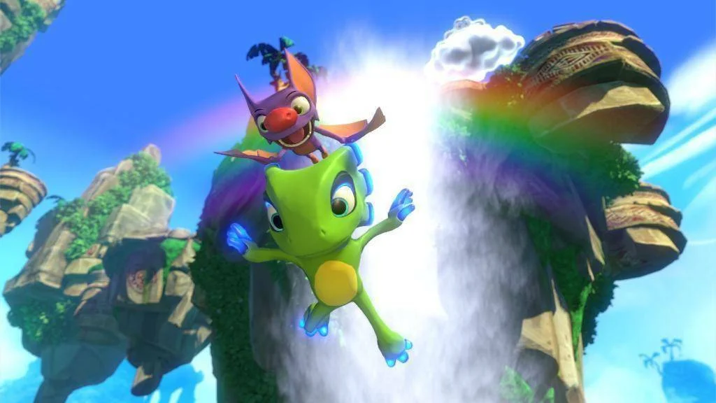 Nový traier na Yooka-Laylee ukazuje úroveň Glitterglaze Glacier