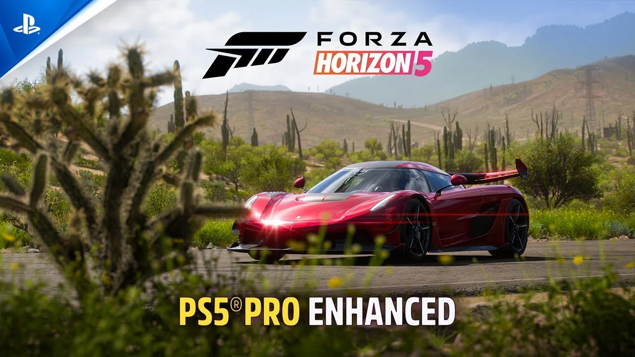 Nový trailer na Forza Horizon 5 ukazuje optimalizaci pro PS5 Pro