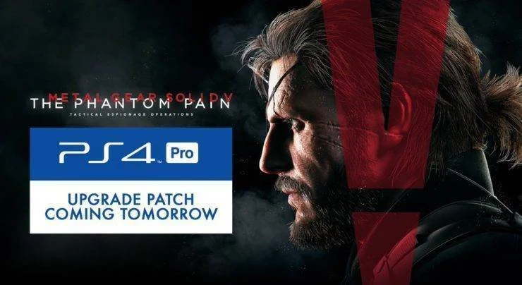 Metal Gear Solid V: The Phantom Pain dostal PS4 Pro update