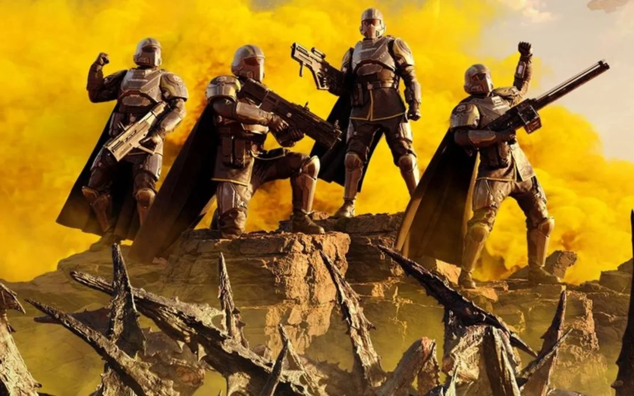 Nová ukázka ze zatím parádně vypadající kooperativní akce Helldivers 2, vyjde začátkem února příštího roku