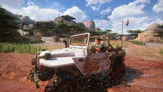 Video ukazující parádní fyziku akční hry Uncharted 4: A Thief’s End