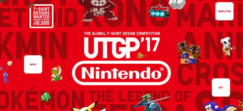 UNIQLO UT Grand Prix 2017 T-Shirt Design Contest bude o Nintendo tématech