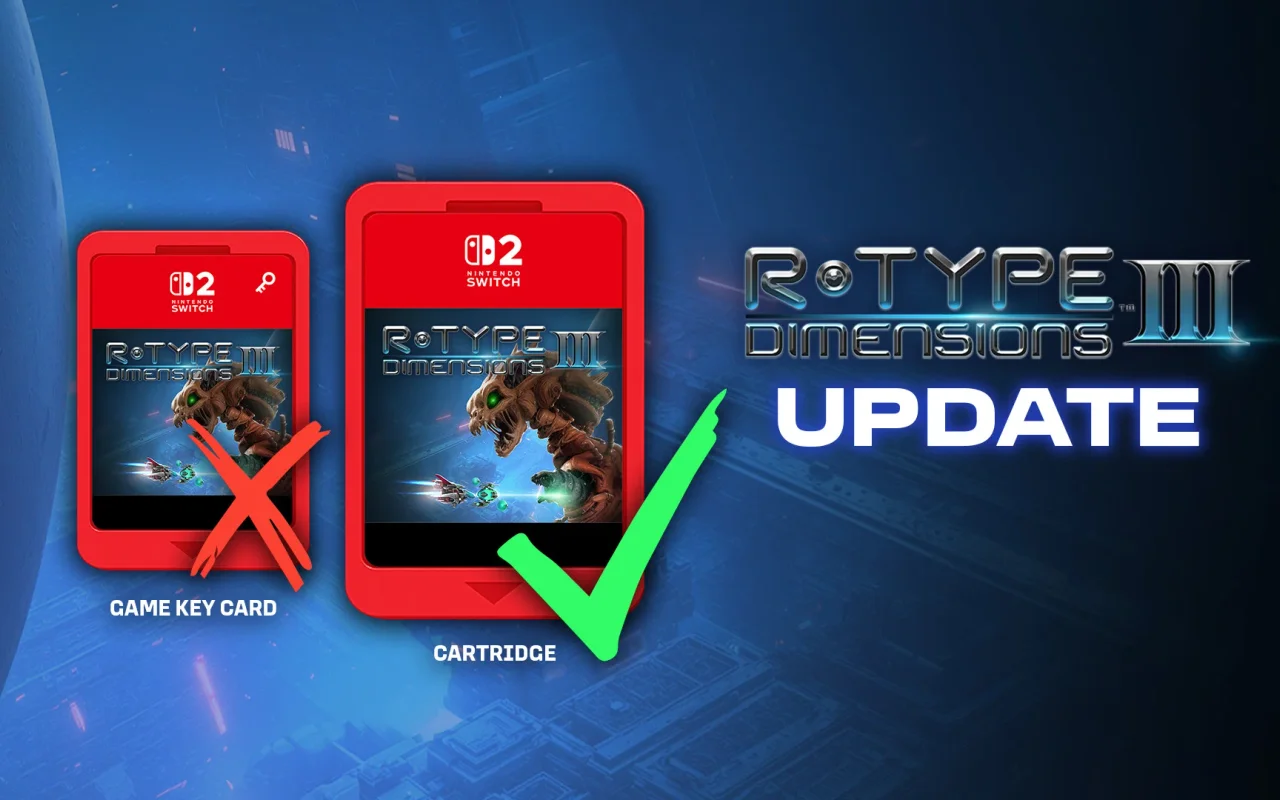 Hráči vyhráli, hra R-Type Dimensions III vyjde pro Nintendo Switch 2 na klasické kartě