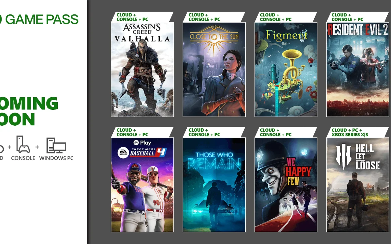 Do Xbox Game Pass míří Assassin’s Creed Valhalla, Resident Evil 2 nebo We Happy Few