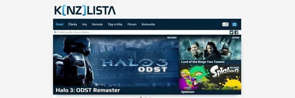 Vítejte na nové verzi portálu Konzolista.cz