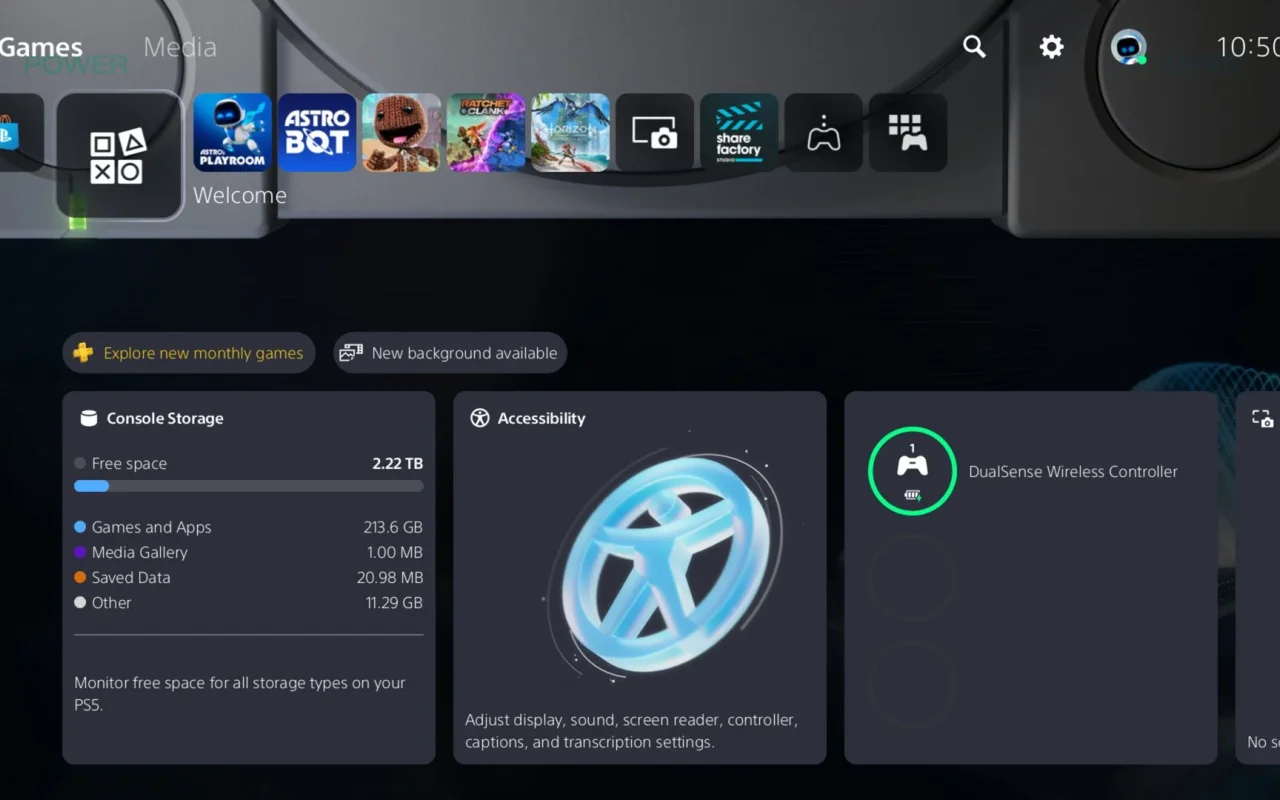 Nový update pro PlayStation 5 navrátí klasická tematická rozhraní i přidá funkci Audio Focus