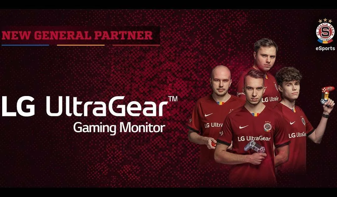 Herní monitory LG UltraGear generálním partnerem AC Sparta esports