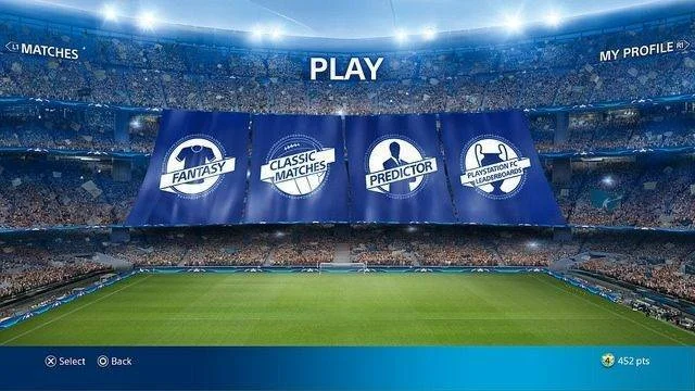 Na PS4 si můžete stáhnout aplikaci PlayStation F.C. UEFA Champions League
