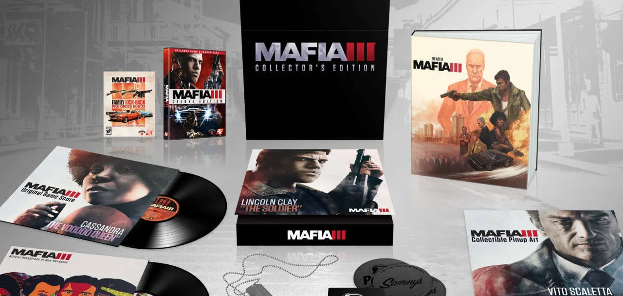 Kompletně odhalena sběratelská edice akční hry Mafia 3