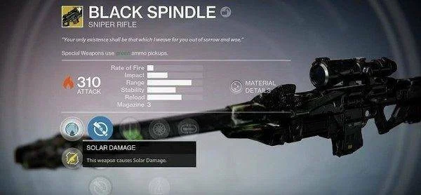 Dnes máte další šanci získat v Destiny sniperku Black Spindle