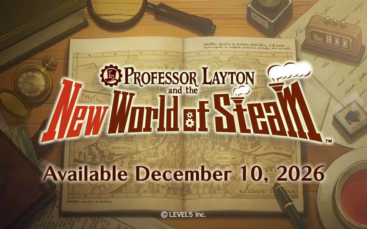 Hra Professor Layton and the New World of Steam vyjde letos v prosinci