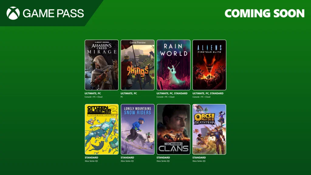 Do předplatného Game Pass míří Assassin’s Creed Mirage nebo Aliens: Fireteam Elite