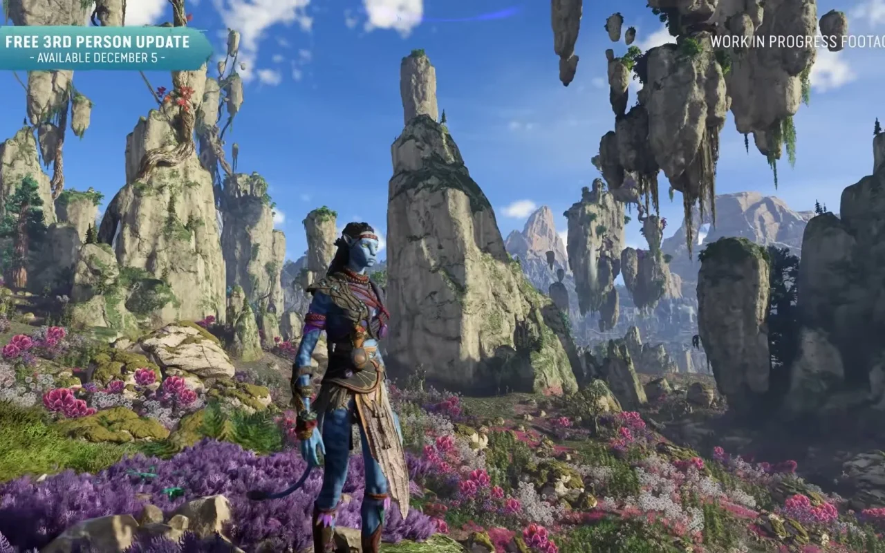 Hra Avatar: Frontiers of Pandora dostane update s pohledem ze třetí osoby a New Game+