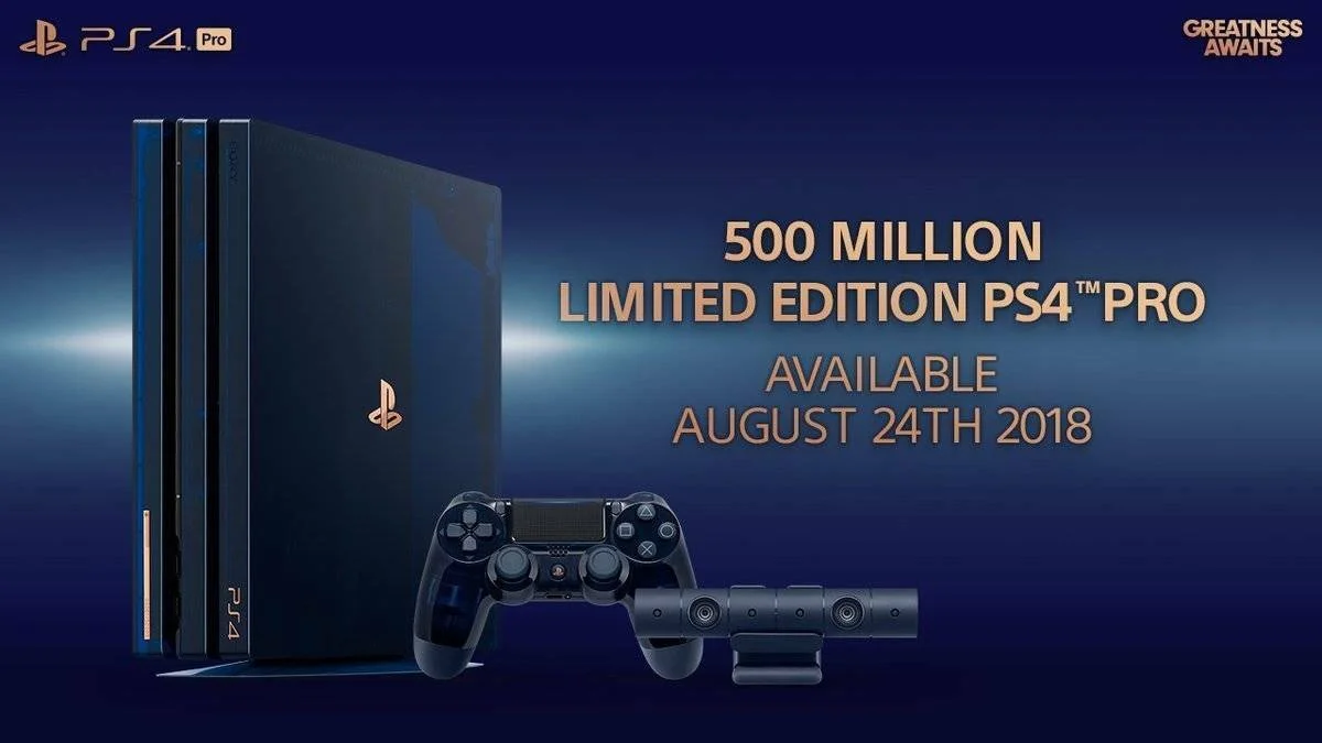 Sony prodala 500 milionů konzolí PlayStation, oslavuje to limitovanou edicí PS4 Pro