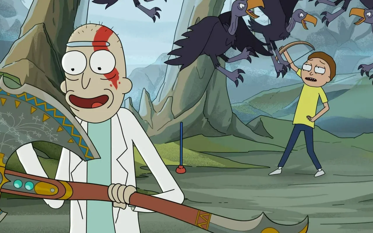 Reklama seriálu Rick and Morty láká na očekávanou akci God of War Ragnarök