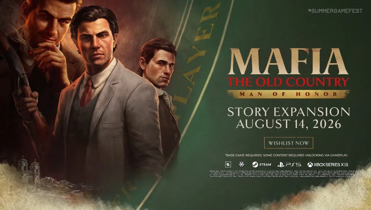 Launch trailer na rozšíření Muž cti pro Mafia: Domovina