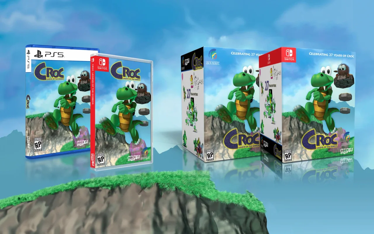Hra Croc Legend of the Gobbos dostane fyzickou edici pro PS5 a Switch, oznámena limitovaná sběratelská edice 