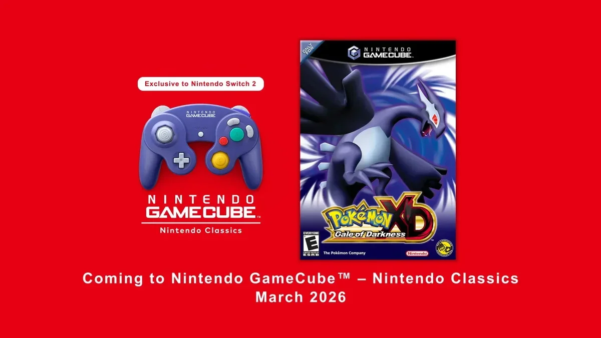 Do online předplatného na konzoli Nintendo Switch 2 se dostala hra Pokémon XD: Gale of Darkness
