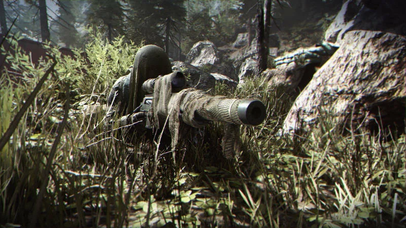 Dva obrázky z multiplayeru Call of Duty: Modern Warfare