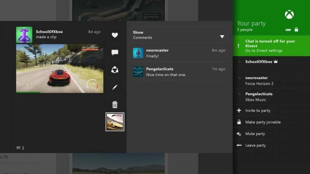 Party chat na Xbox One nově podporuje 12 hráčů