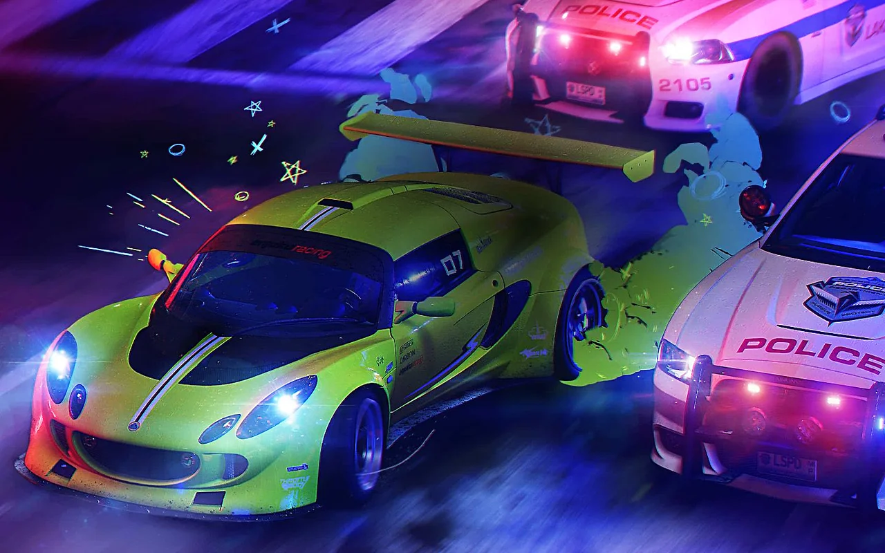 Nový trailer na závody Need for Speed Unbound ukazuje honičky s policií