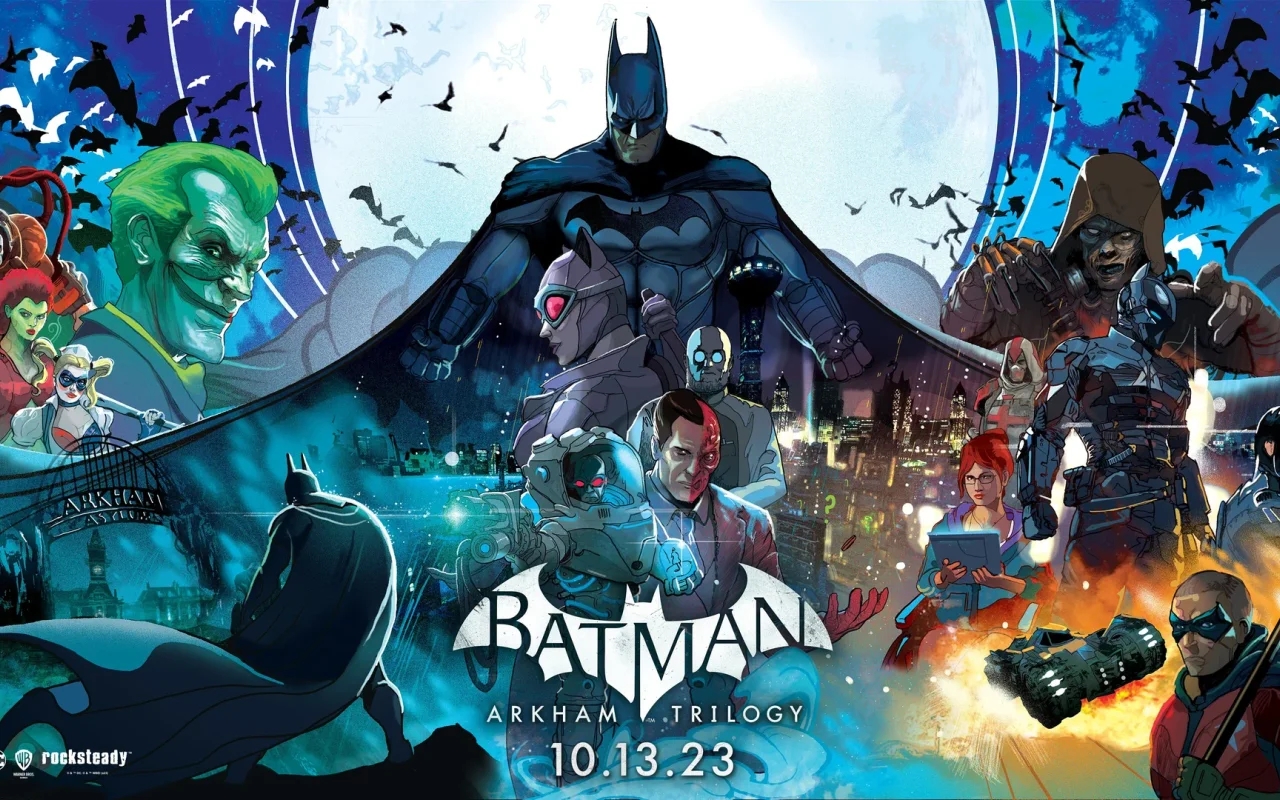 Kolekce Batman: Arkham Trilogy pro Nintendo Switch vyjde v polovině října