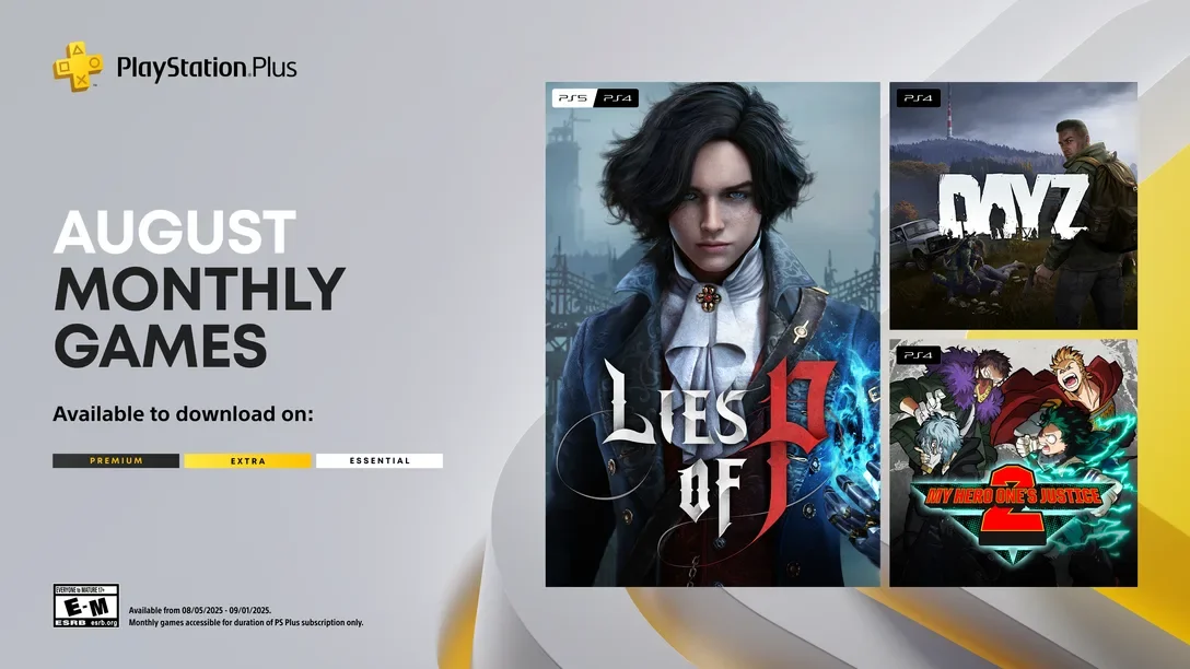 Srpnové PlayStation Plus přinese hry Lies of P nebo Day Z