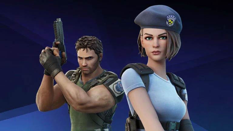 Do Fortnite se dostal Chris Redfield a Jill Valentine