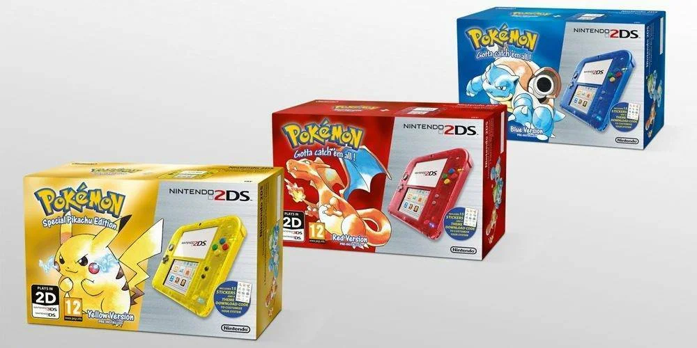 Oznámeny Nintendo 2DS bundly s klasickými Pokémon hrami