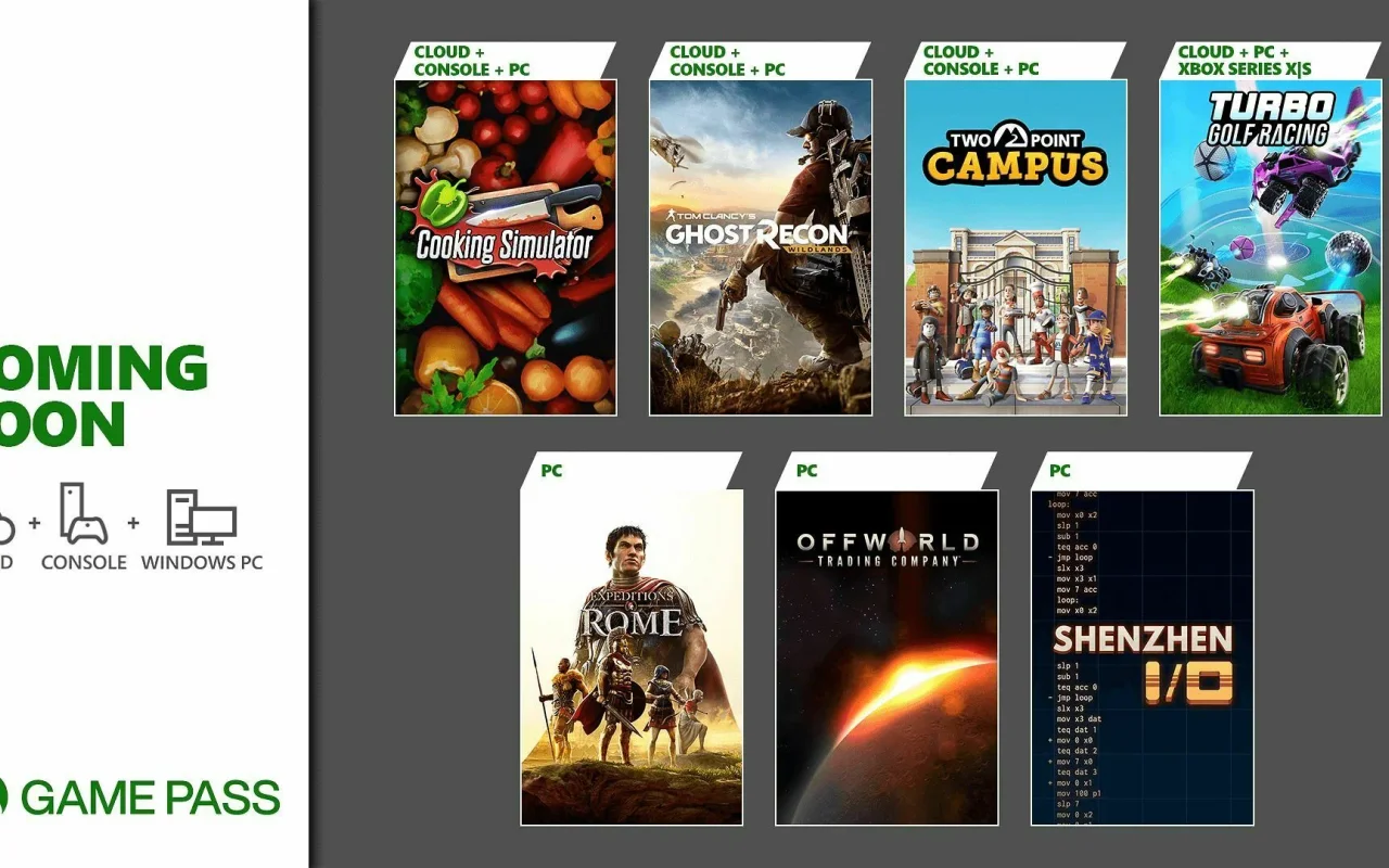 Do předplatného Xbox Game Pass míří několik nových her