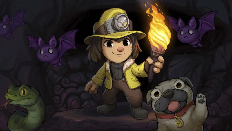 Hry Spelunky a Spelunky 2 vyjdou příští rok pro Nintendo Switch