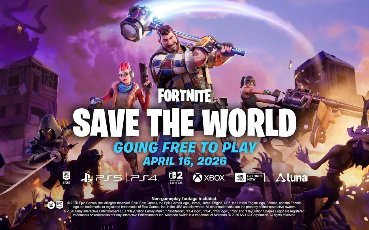 Fortnite: Save the World přejde od 16. dubna na free-to-play model