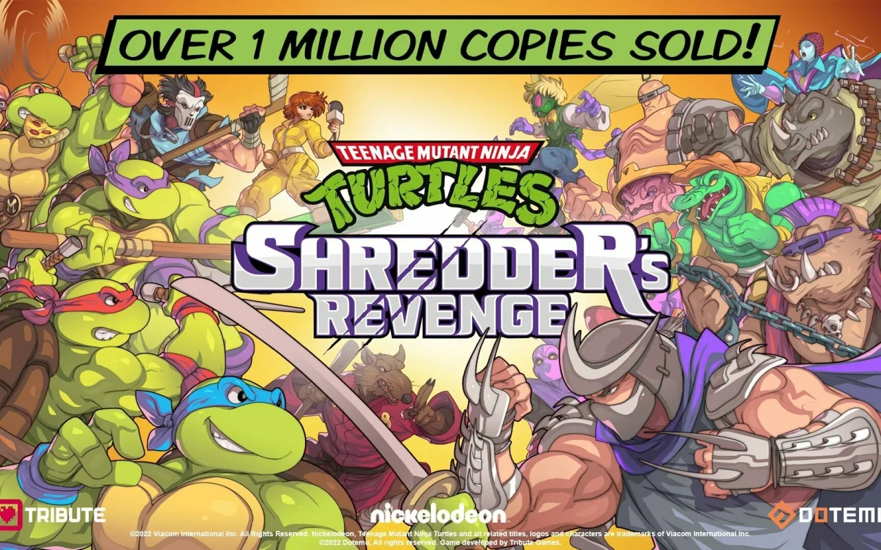 Hry Teenage Mutant Ninja Turtles: Shredder’s Revenge se prodalo za první týden přes milion kopií 