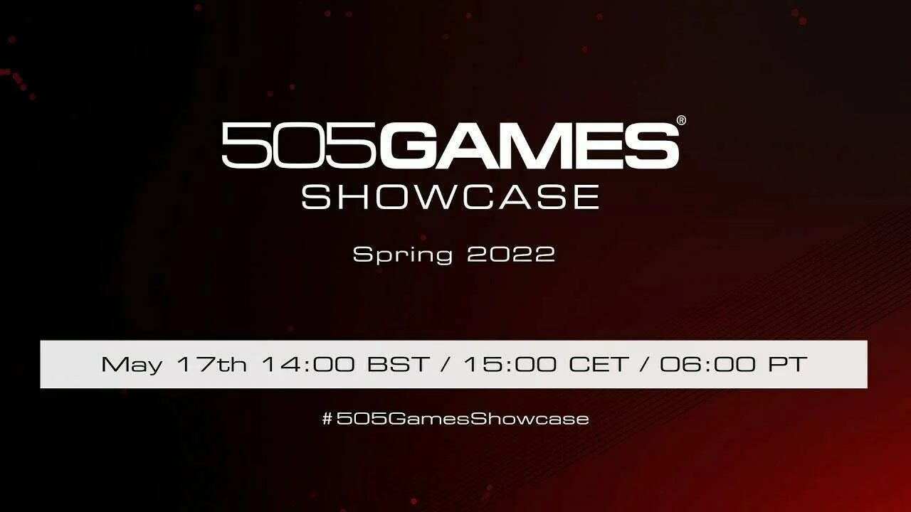 Sledujte prezentaci 505 Games Spring 2022 Showcase