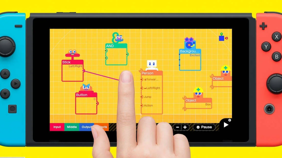 Nový pohled na Game Builder Garage pro Nintendo Switch