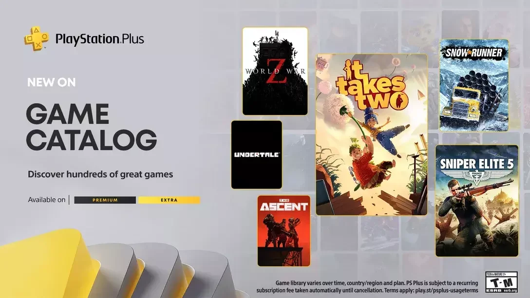 Oznámeny nové hry pro předplatné PlayStation Plus Extra a Premium, mezi nimi je It Takes Two nebo Sniper Elite 5