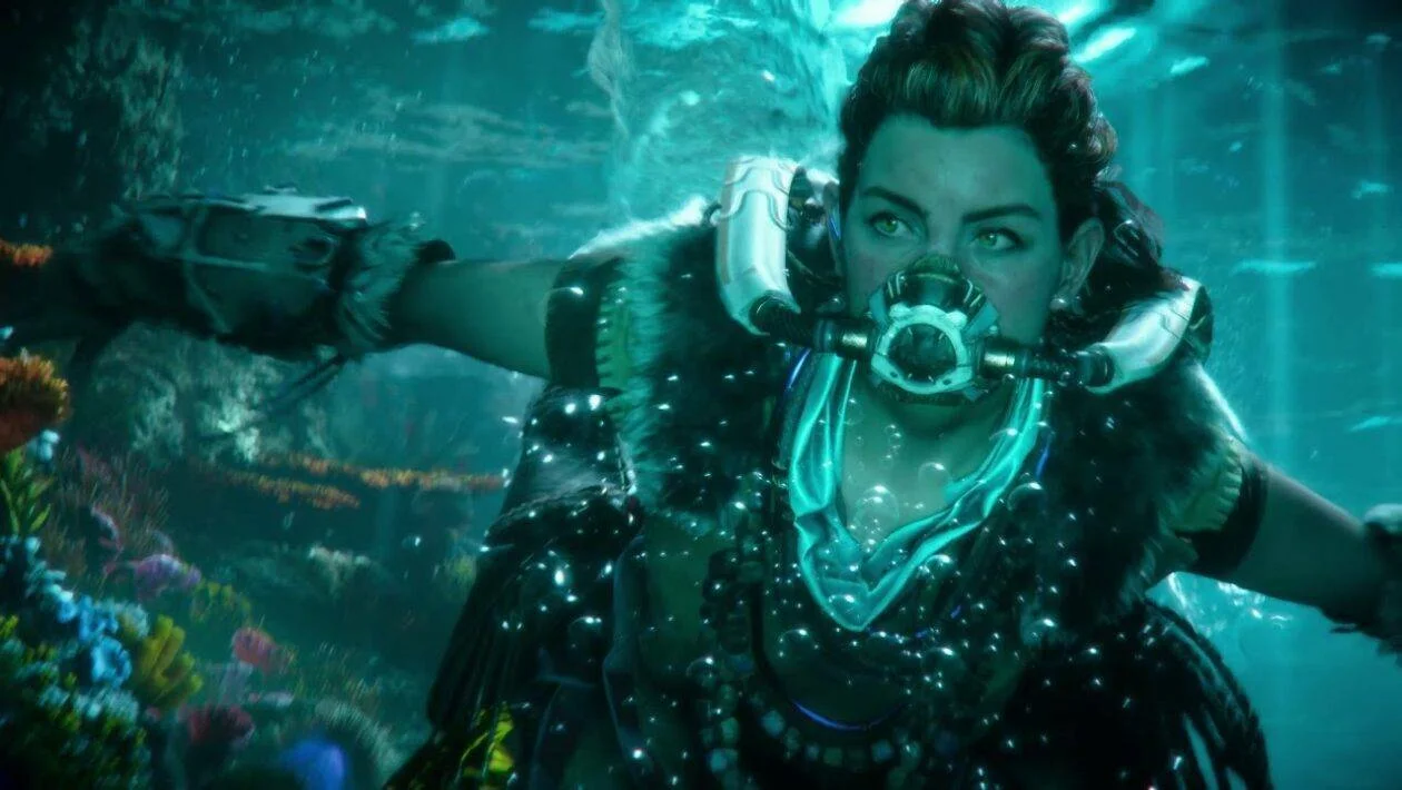 Záběry z nahrávání motion capture pro Horizon Forbidden West