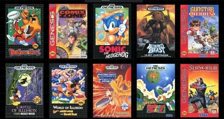 Odhalen celý seznam her konzole Sega Mega Drive Mini