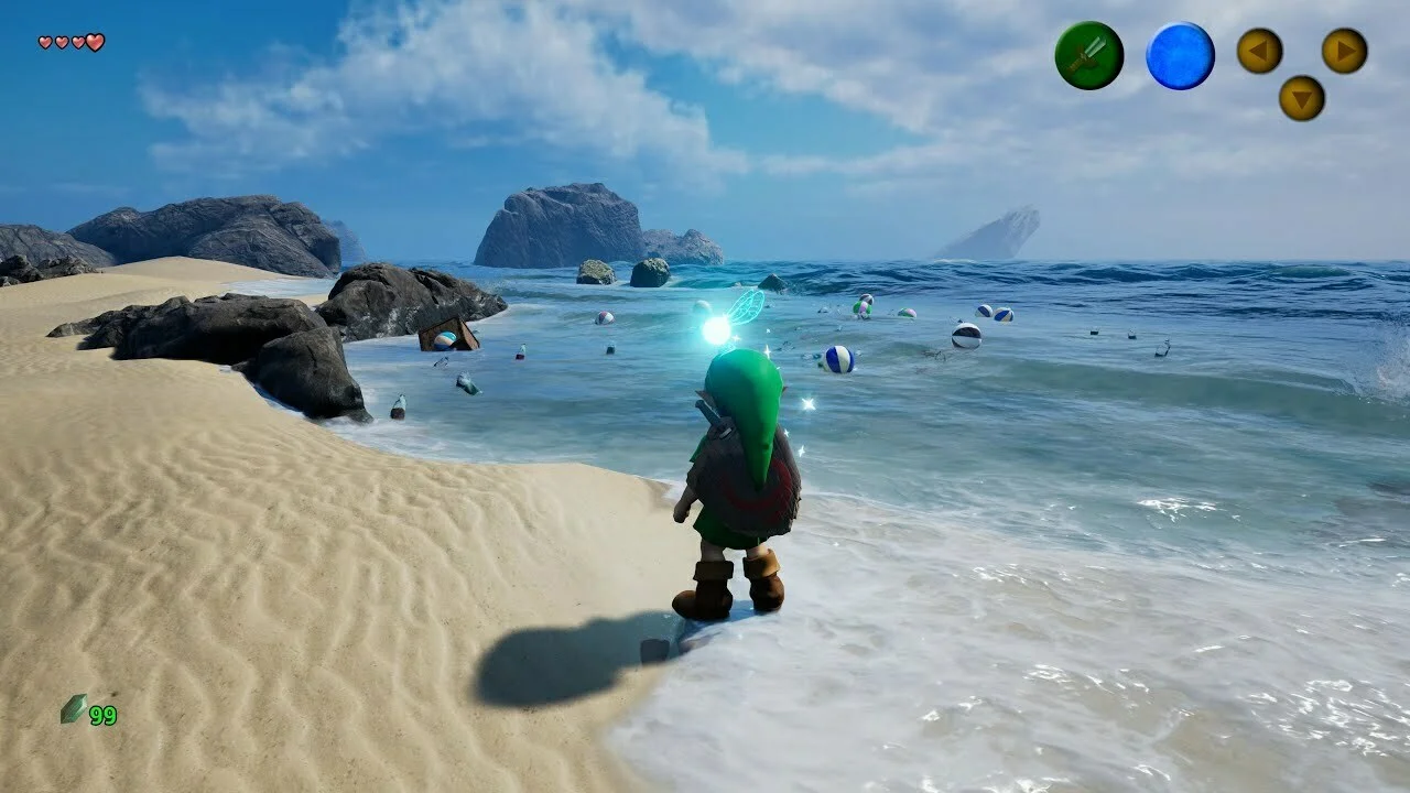 Podívejte se, jak by vypadala hra The Legend of Zelda: Ocarina of Time na Unreal Enginu 5