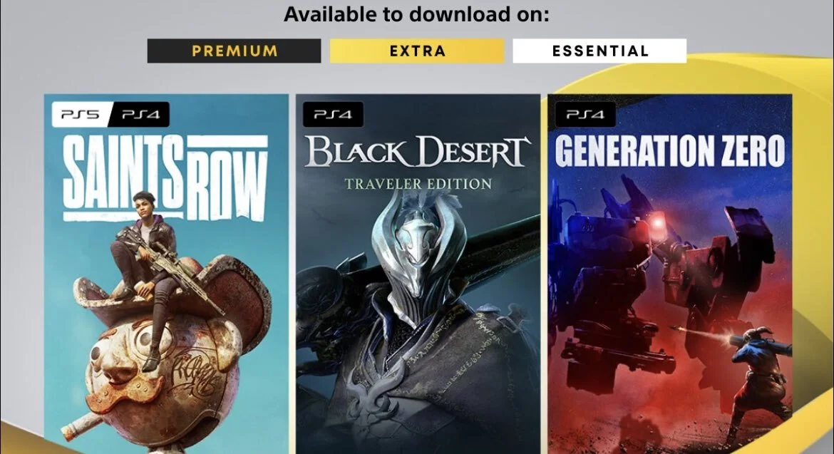 V září nabídne předplatné PlayStation Plus Essential poslední Saints Row, Black Desert – Traveler Edition a Generation Zero
