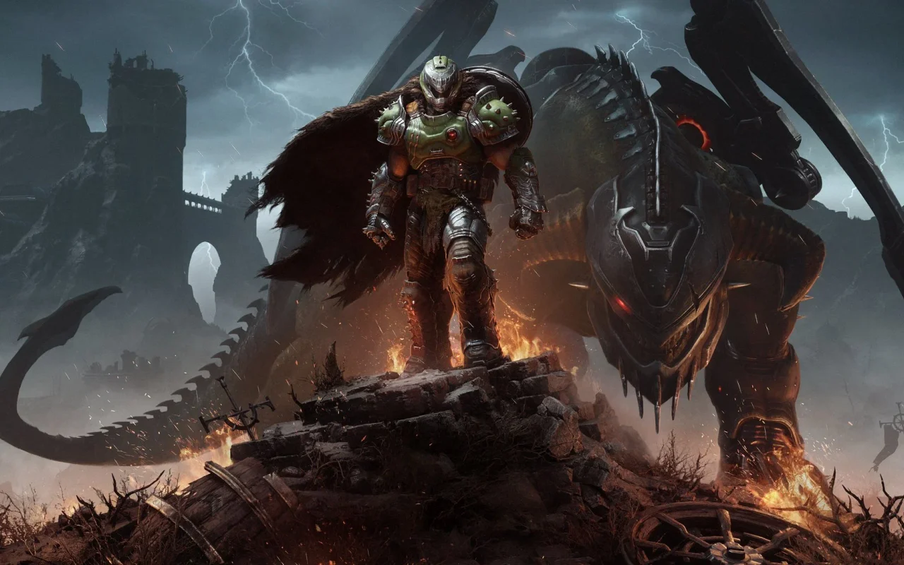 Akce DOOM: The Dark Ages se připomíná novými záběry z hraní 